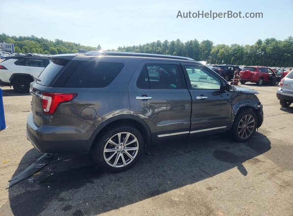 1FM5K8F84GGA36184 2016 FORD EXPLORER Gray უკანა მარჯვენა