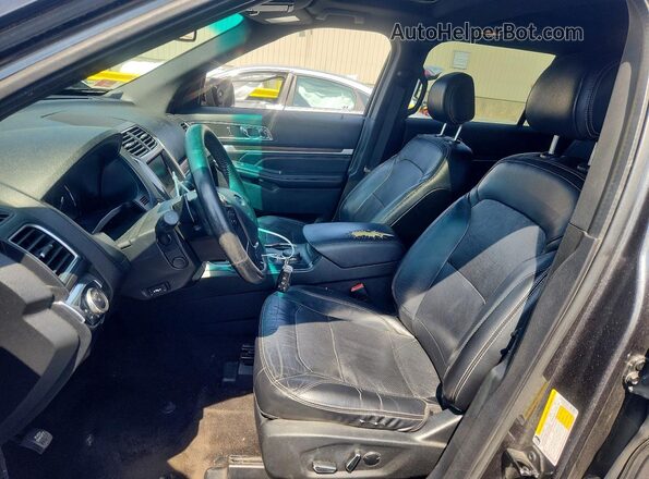 1FM5K8F84GGA36184 2016 FORD EXPLORER Gray წინა სალონის ხედი