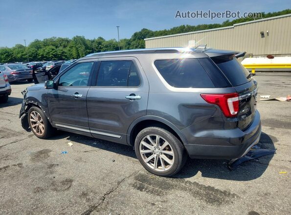 1FM5K8F84GGA36184 2016 FORD EXPLORER Gray უკანა მარცხენა