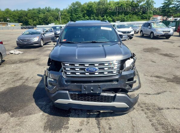 1FM5K8F84GGA36184 2016 FORD EXPLORER Gray წინა ხედი