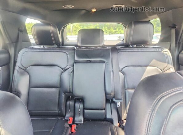 1FM5K8F84GGA36184 2016 FORD EXPLORER Gray უკანა სავარძლების ხედი