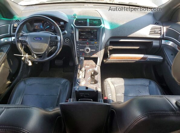 1FM5K8F84GGC90686 2016 FORD EXPLORER Black Vista del salpicadero