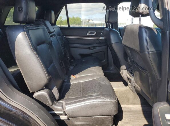 1FM5K8F84GGC90686 2016 FORD EXPLORER Black Vista interior trasera