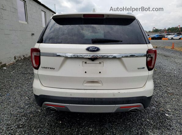 1FM5K8F85GGC73881 2016 FORD EXPLORER White უკანა ხედი
