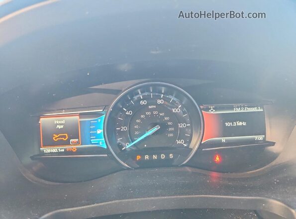 1FM5K8F85JGA26335 2018 FORD EXPLORER Gray Вид щитка приладів