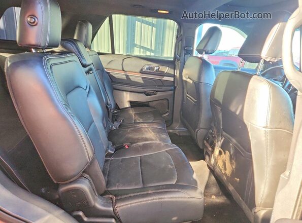 1FM5K8F85JGA26335 2018 FORD EXPLORER Gray Вид задньої частини салону