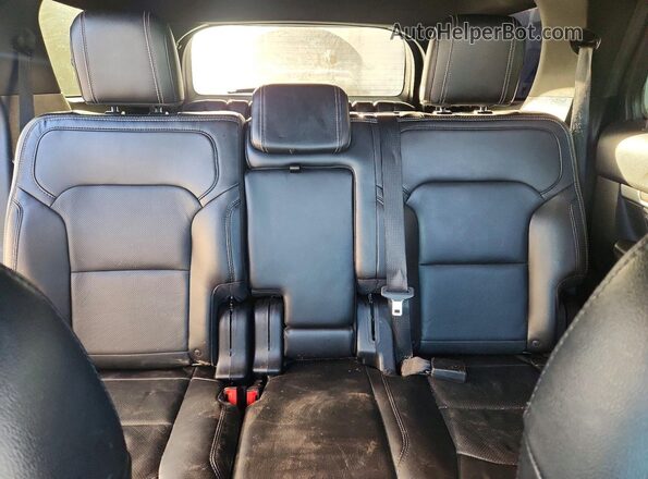 1FM5K8F85JGA26335 2018 FORD EXPLORER Gray Вид задніх сидінь