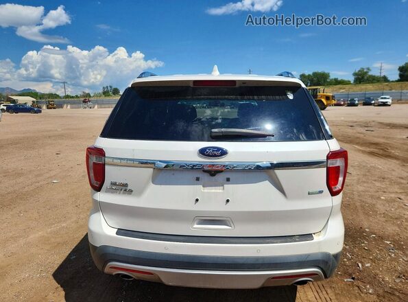 1FM5K8F86GGA25462 2016 FORD EXPLORER White Widok z tyłu