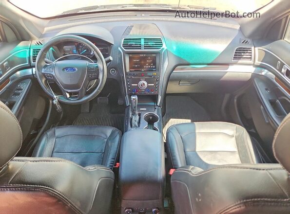 1FM5K8F86GGA25462 2016 FORD EXPLORER White Widok deski rozdzielczej