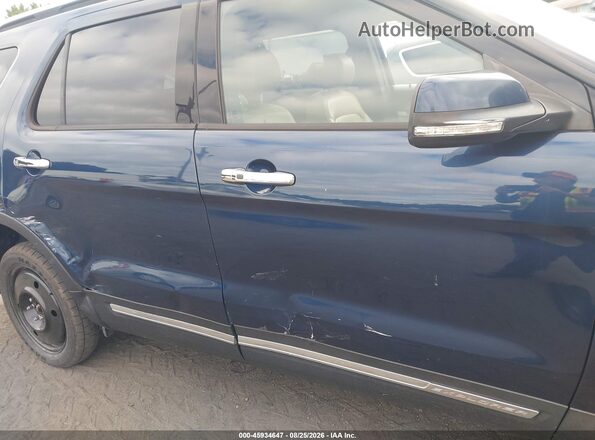 1FM5K8F86GGC19568 2016 FORD EXPLORER Blue Вид спереду
