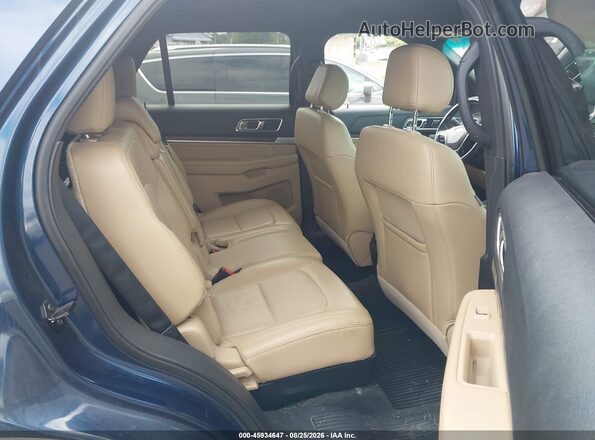 1FM5K8F86GGC19568 2016 FORD EXPLORER Blue Вид наклейки з VIN-кодом
