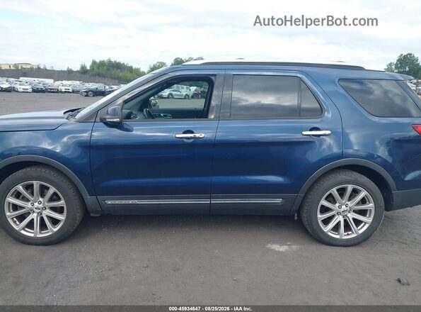 1FM5K8F86GGC19568 2016 FORD EXPLORER Blue Панорамний вид салону 360°