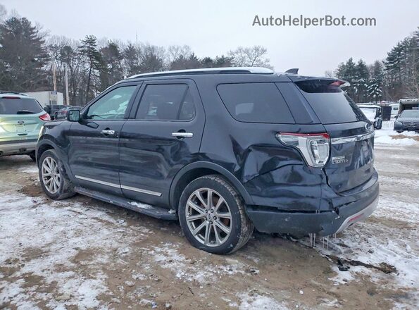 1FM5K8F86GGC49654 2016 FORD EXPLORER Black Задня ліва чверть