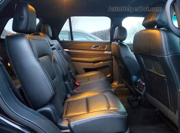 1FM5K8F86GGC49654 2016 FORD EXPLORER Black Вид задньої частини салону