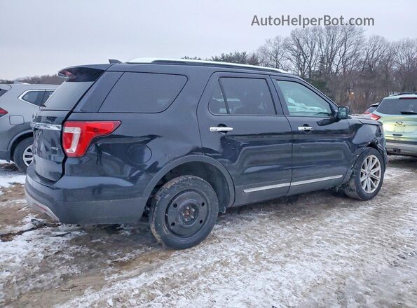 1FM5K8F86GGC49654 2016 FORD EXPLORER Black Задня права чверть