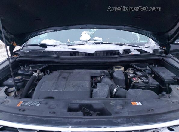 1FM5K8F86GGC49654 2016 FORD EXPLORER Black Вид підкапотного простору