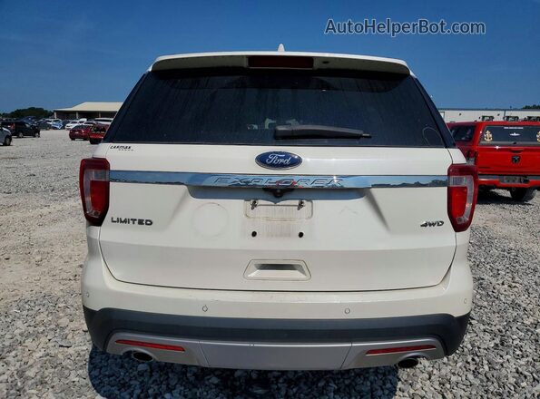 1FM5K8F86HGC54841 2017 FORD EXPLORER White Vista trasera