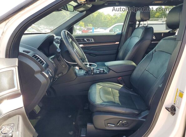 1FM5K8F86HGC54841 2017 FORD EXPLORER White Vista interior delantera