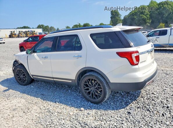 1FM5K8F86HGC54841 2017 FORD EXPLORER White Trasero izquierdo