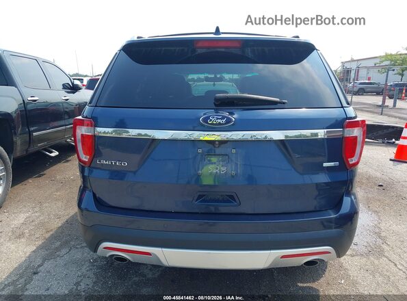 1FM5K8F87GGA20528 2016 FORD EXPLORER Blue 