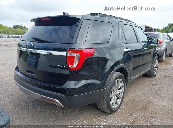 1FM5K8F87GGA45946 2016 FORD EXPLORER Черный Задняя правая четверть