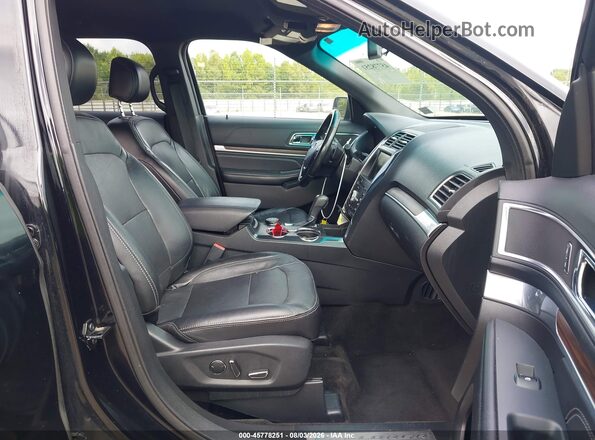 1FM5K8F87GGA45946 2016 FORD EXPLORER Черный Вид салона спереди