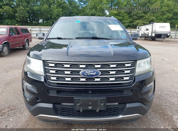 1FM5K8F87GGA45946 2016 FORD EXPLORER Черный Вид щитка приборов