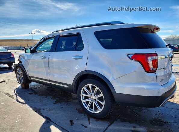 1FM5K8F87GGC86664 2016 FORD EXPLORER White Trasero izquierdo