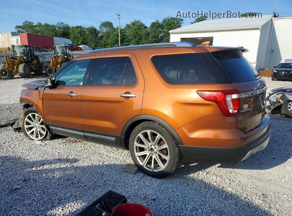 1FM5K8F87HGC36994 2017 FORD EXPLORER Orange Հետևի ձախ