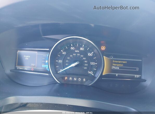 1FM5K8F88GGA70872 2016 FORD EXPLORER Blue Вид задніх сидінь