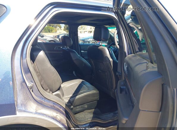 1FM5K8F88GGA70872 2016 FORD EXPLORER Blue Вид наклейки з VIN-кодом