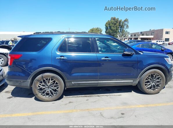 1FM5K8F88GGA70872 2016 FORD EXPLORER Blue Панорамний вид салону 360°