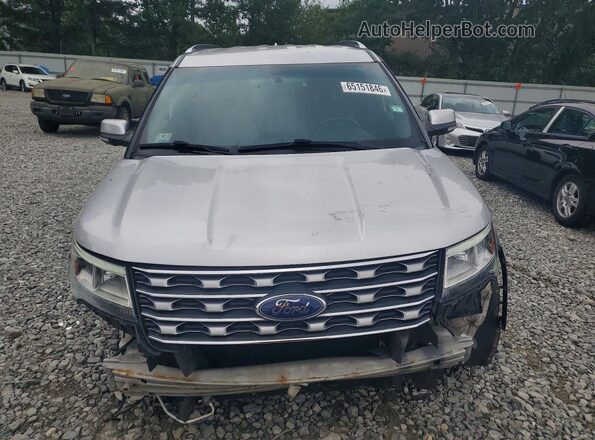 1FM5K8F88HGA25402 2017 FORD EXPLORER Серебряный Вид спереди