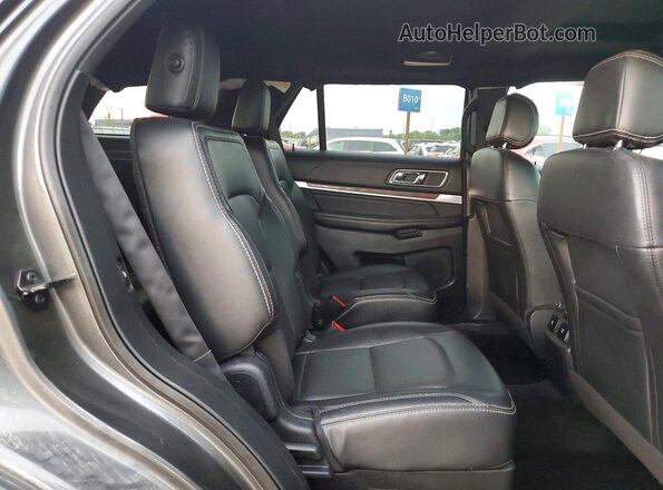 1FM5K8F88HGA56181 2017 FORD EXPLORER Gray Սալոնի հետևի տեսք