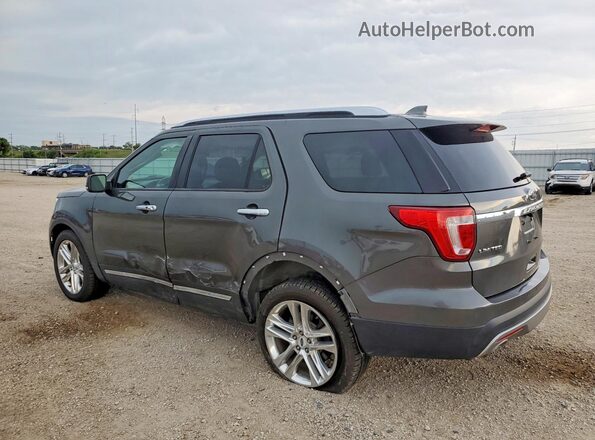 1FM5K8F88HGA56181 2017 FORD EXPLORER Gray Հետևի ձախ