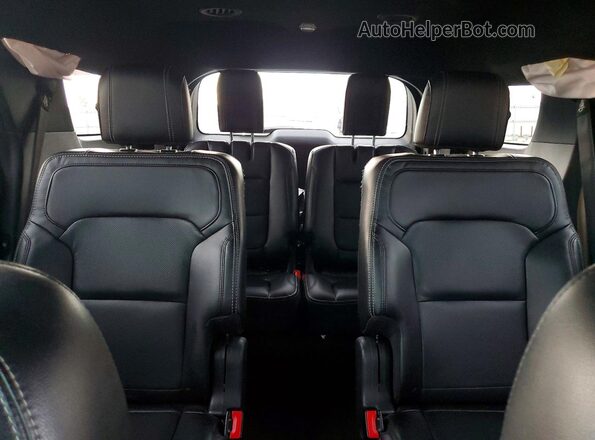 1FM5K8F88HGA56181 2017 FORD EXPLORER Gray Հետևի նստատեղերի տեսք
