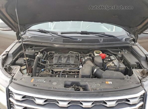 1FM5K8F88HGA56181 2017 FORD EXPLORER Gray Շարժիչի բաժամունքի տեսք