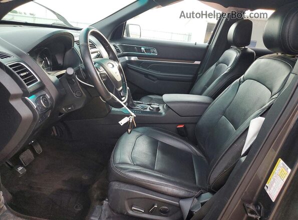 1FM5K8F88HGA56181 2017 FORD EXPLORER Gray Սալոնի դիմացի տեսք