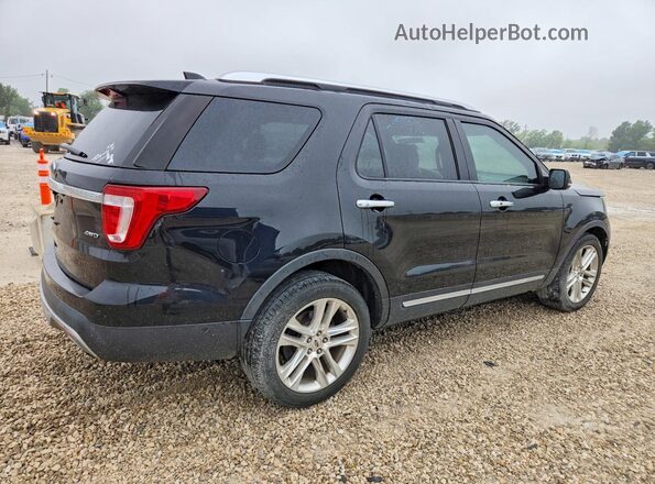 1FM5K8F88HGC32095 2017 FORD EXPLORER Black Tył prawy