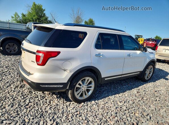 1FM5K8F88JGA68255 2018 FORD EXPLORER White Задня права чверть