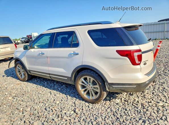 1FM5K8F88JGA68255 2018 FORD EXPLORER White Задня ліва чверть