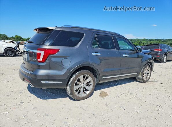 1FM5K8F88JGA82401 2018 FORD EXPLORER Серый Задняя правая четверть