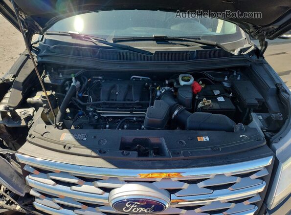 1FM5K8F88JGA82401 2018 FORD EXPLORER Серый Вид подкапотного пространства