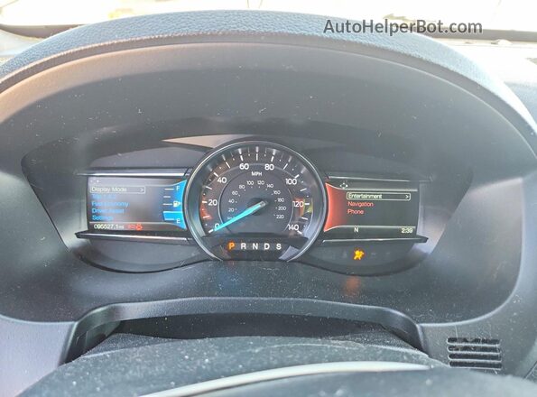 1FM5K8F88JGA82401 2018 FORD EXPLORER Серый Вид щитка приборов