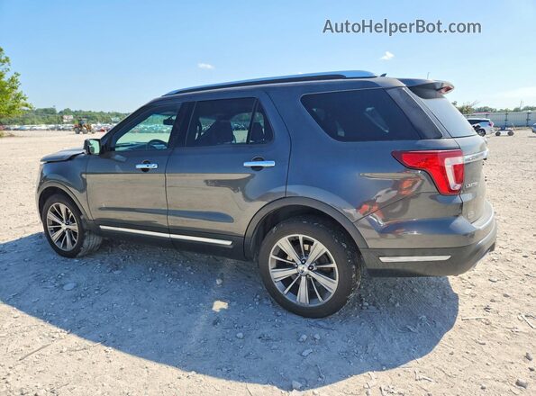 1FM5K8F88JGA82401 2018 FORD EXPLORER Серый Задняя левая четверть