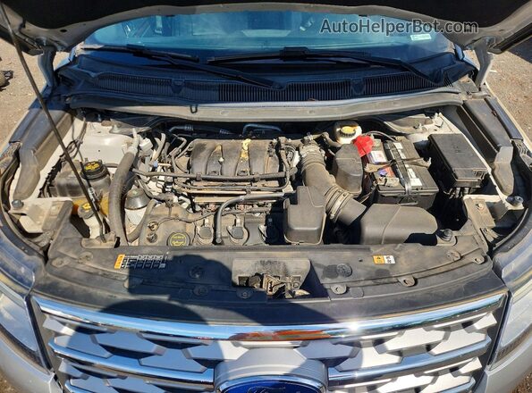 1FM5K8F88JGA85945 2018 FORD EXPLORER Silver Вид підкапотного простору