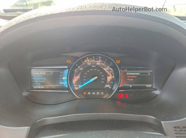 1FM5K8F88JGA85945 2018 FORD EXPLORER Silver Вид щитка приладів