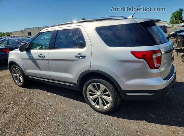 1FM5K8F88JGA85945 2018 FORD EXPLORER Silver Задня ліва чверть