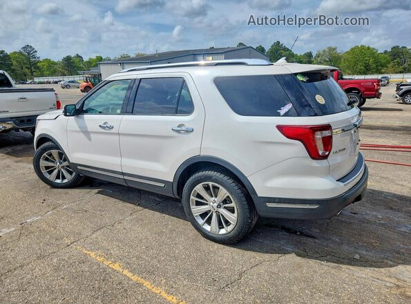 1FM5K8F88JGC30448 2018 FORD EXPLORER White Rear left