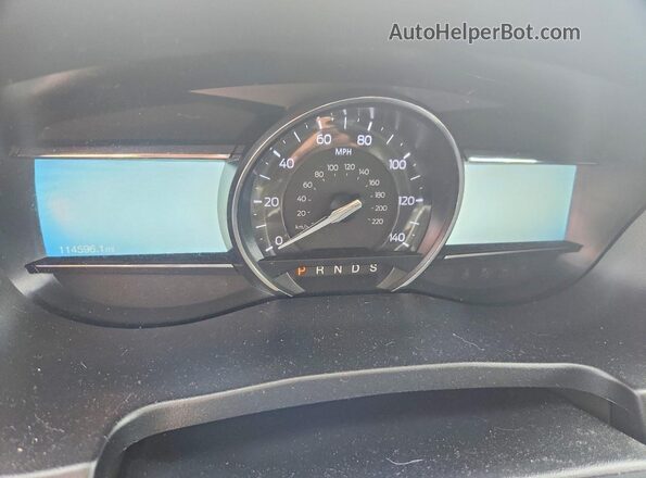 1FM5K8F88JGC30448 2018 FORD EXPLORER White Instrument cluster view